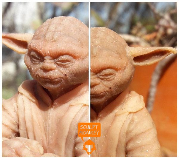 Custom Yoda Figurine - Face sculpt