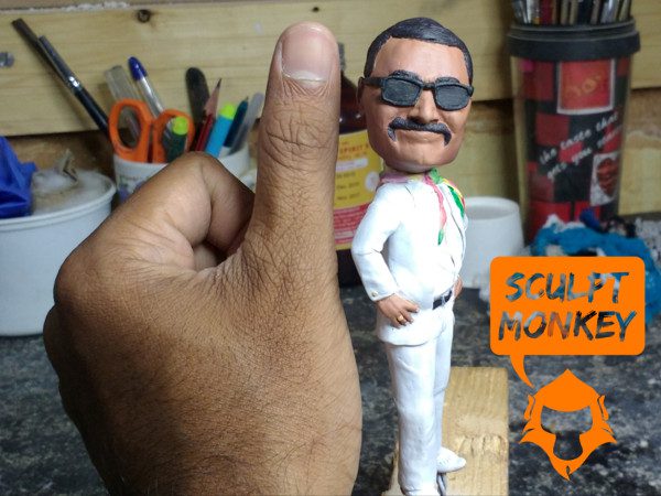 Custom 4 inch figurine - Size comparision