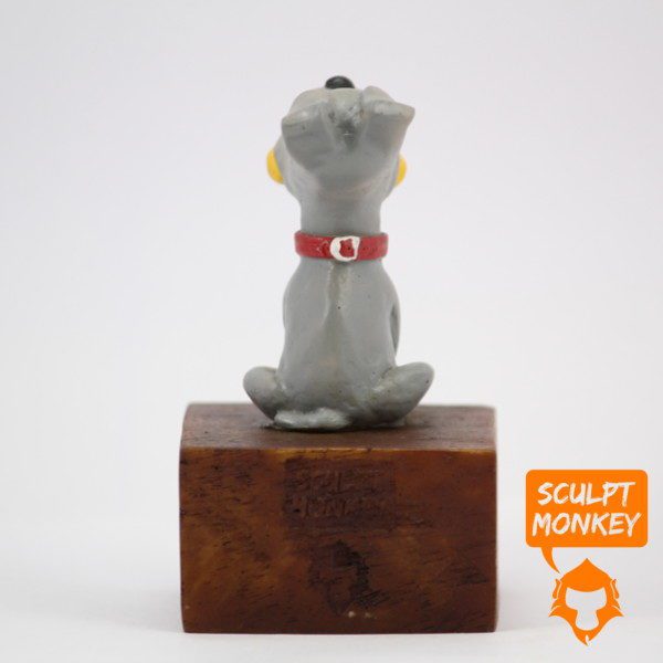 Playful Puppy Figurine - Rear View