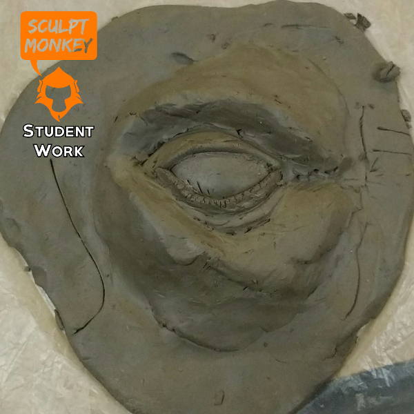 Student Work - Sculpting Class - eye exercise