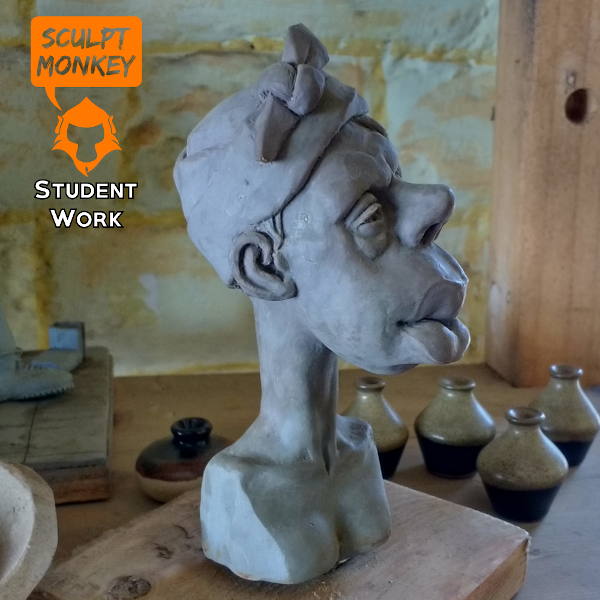 Student Work - Sculpting Class - Pradeep 02 - Polymer clay