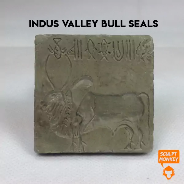 Indus Valley Bull Seals Clay