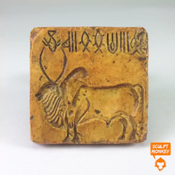 Indus Valley Bull Seals Painted Single